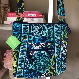 Vera Bradley Hipster Cherry Blossoms Crossbody